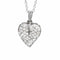 Pendentif pendentif cœur en or blanc et diamants 58 Facettes 5280