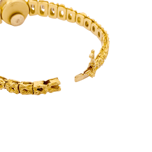 Montre Montre de dame Omega vintage, deux ors, diamants. 58 Facettes 34660