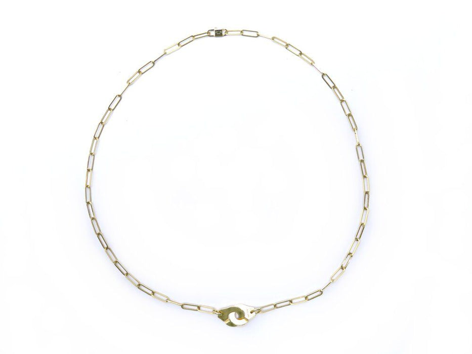 collier DINH VAN menottes r10 en or jaune