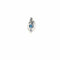 Pendentif Or Blanc, Saphir & Diamant