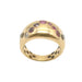 Ring 53 Ring in Yellow Gold Ruby and Diamonds 58 Facettes