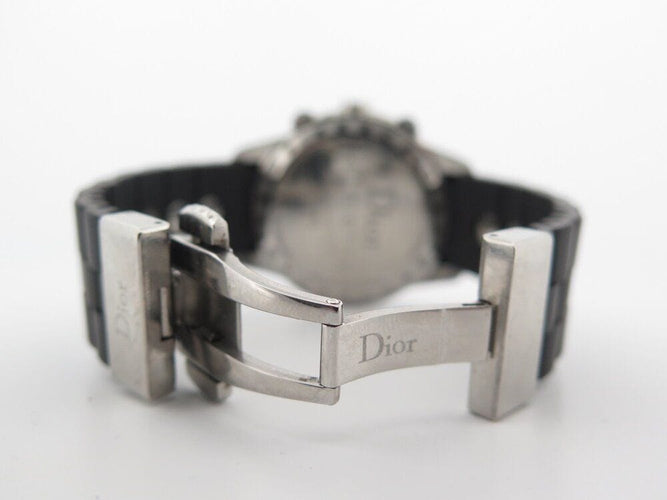 Montre montre CHRISTIAN DIOR cristal cd114317 chronographe 38m acier quartz 58 Facettes 268088