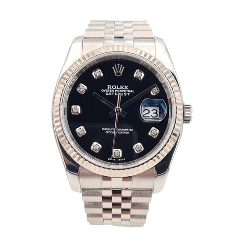 Montre ROLEX - Montre Datejust 36 Diamants 58 Facettes 116234-1-3