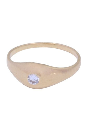 Bague 44 BAGUE JONC ANGLAIS DIAMANT 58 Facettes 087041