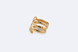 Bague 57 Bague serpent en or jaune et rubis 58 Facettes ANL644