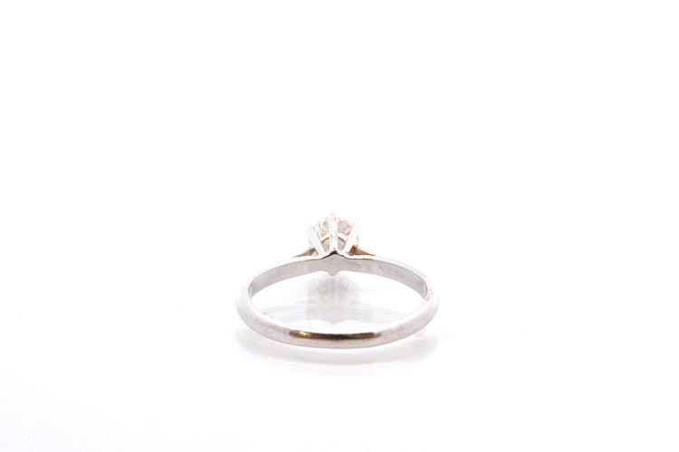 Bague solitaire diamant en or 18k