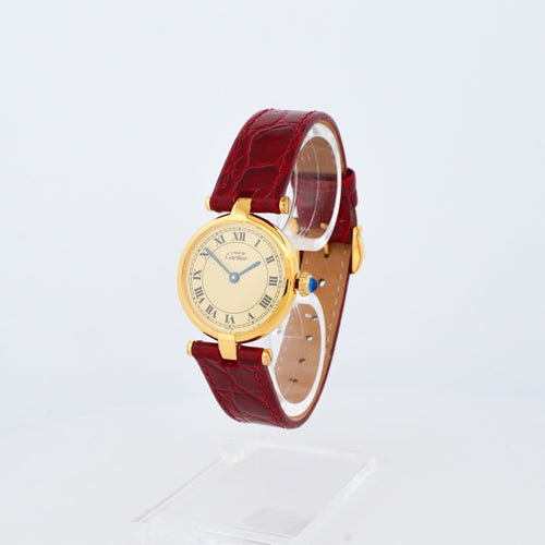 Cartier Must Vendôme - Lemon roman dial - SM 58 Facettes
