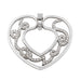 Pendentif Repossi Pendentif Coeur Love Or blanc Diamant 58 Facettes 577672GD