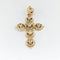 Pendentif Pendentif croix en or jaune et diamants 58 Facettes 32666