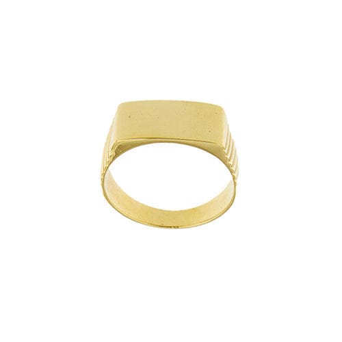Bague Bague bouclier en or jaune pour homme 58 Facettes 29999