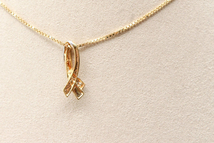 Pendentif Pendentif ruban bicolore 58 Facettes 240568