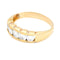 Bague 57.5 Bague rangée de diamants en or jaune 58 Facettes 7306A6DCBECD41E4B7D608831D2D088E