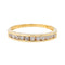 Bague 52 Bague Demi alliance Or jaune Diamant 58 Facettes 3002244CN