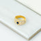 Eleganter Saphir-Diamant-Ring aus 18K Gold | Vintage Luxus