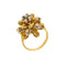 Bague 54 Bague fleur avec diamants 58 Facettes 34293