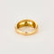 Bague 57 Bague jonc or jaune 58 Facettes GU257