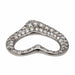 Tiffany & Co Pendant Open Heart Pendant by Elsa Peretti Platinum Diamond 58 Facettes 2238635CN
