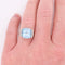 Bague 54 Bague Vintage Or 18 Carats, Topaze Bleue et Diamants 58 Facettes 366