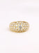 Vintage gold and diamond bangle ring 58 Facettes J314