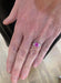 Bague 53 Bague saphir rose diamants or blanc 58 Facettes BSR68