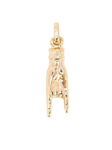 Pendentif Pendentif Charms main signe des cornes or jaune 58 Facettes 1099.15