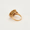 Bague 47 Bague or rose et gris, saphir et diamants 58 Facettes RAM2687