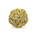 Brooch Vintage yellow gold textured diamond brooch 58 Facettes