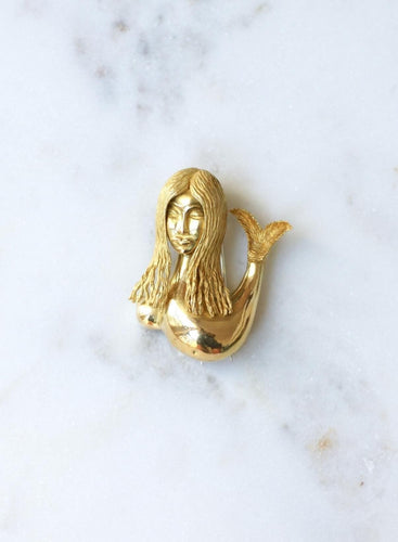 Broche FRED - Broche Sirène Jean Cocteau or jaune 58 Facettes