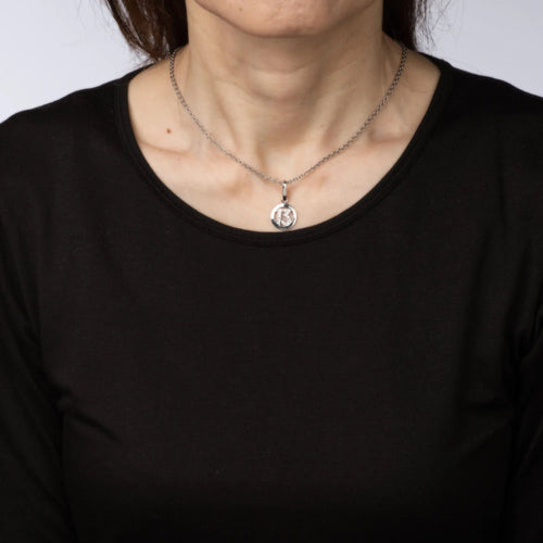 Collier Cartier Diamond 13 Charm & Necklace Estate 18k White Gold 17" Chain Fine Jewelry 58 Facettes G13512