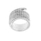 Bague 56 Bague bandeau diamants 58 Facettes 20844