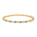 Bracelet Bracelet Or jaune Tanzanite 58 Facettes 3641123CN