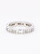 Bague 54 Alliance diamants baguette or blanc 58 Facettes 1163.13