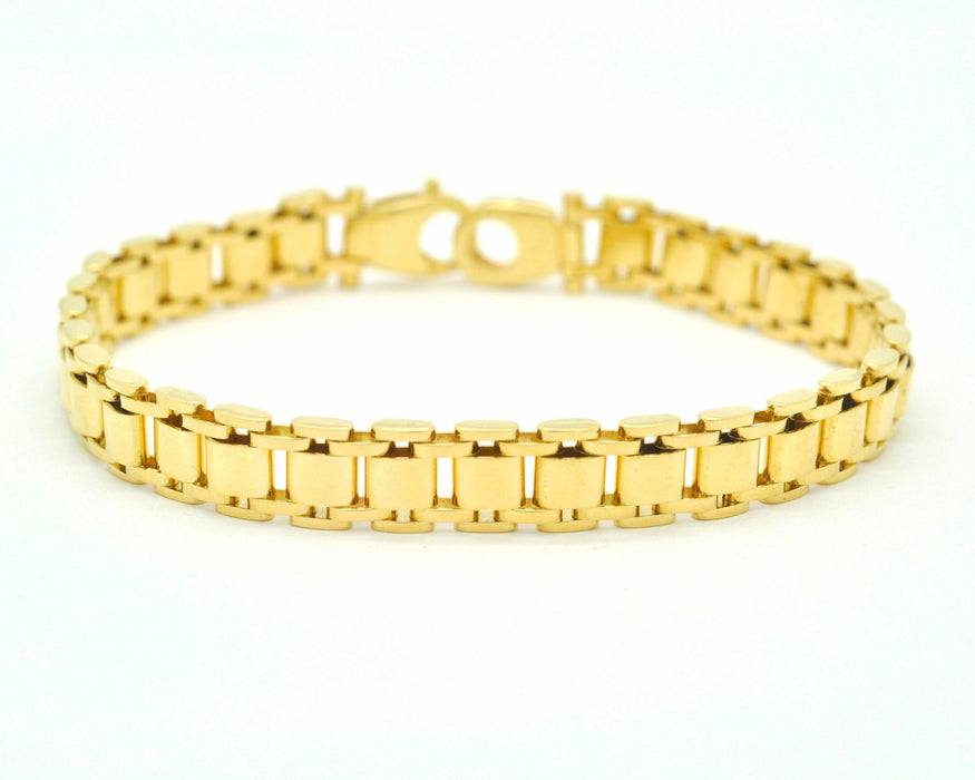 Bracciale in oro giallo peso gr. 27 58 Facettes