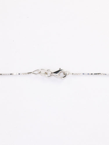 Collier Collier diamant barrette verticale or blanc 58 Facettes 1094.2