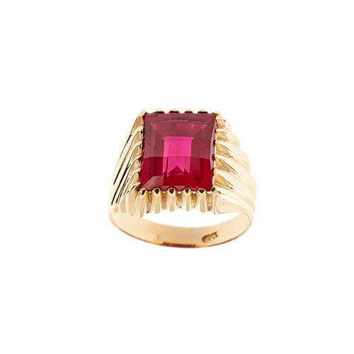 Bague 63 Bague pour homme avec rubis 58 Facettes 34390