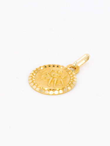 Pendentif PERROUD Pendentif vintage signe du zodiaque Gémeaux or jaune 58 Facettes 1099.25