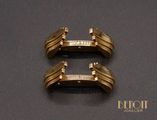 Boutons de manchette Boutons de Manchette Art Déco 58 Facettes A9622