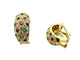 Boucles d'oreilles Boucles d'oreilles vintages or, diamants, rubis, saphirs et émeraudes 58 Facettes