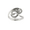 Bague Bague spirale avec diamants 58 Facettes 16182
