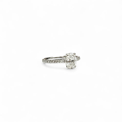 Bague 49 Bague solitaire diamant D/VS2 58 Facettes REF2537-304CF