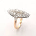 Ring 55 Vintage ring Rose gold platinum & Diamonds 58 Facettes