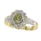 Bague 55 Lemonade Love : la bague de fiançailles en diamant jaune qui symbolise les doux tournants de la vie 58 Facettes 23081-0049