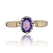 Bague 51 Bague ancienne saphir violet montée en solitaire 58 Facettes 13-008