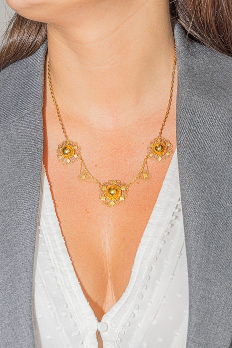 Collier Collier Or jaune 58 Facettes 3042289CN