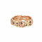 Bague 49 Roses et feuilles bague alliance or rose 58 Facettes G13477