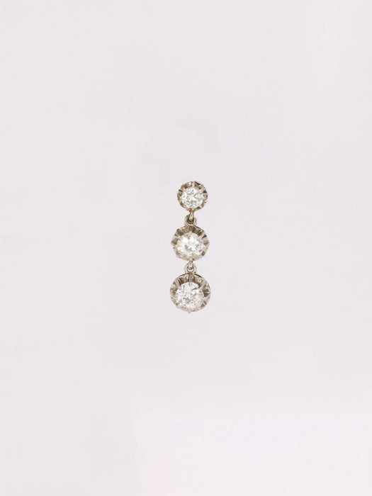 Boucles d'oreilles Boucles d’oreilles pendantes diamants 58 Facettes 1034.6