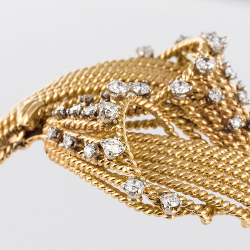 Bracelet Bracelet fils d'or et diamants 58 Facettes 19-623