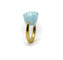 Bague 22K Gold Marie-Hélène de Taillac Milky Aquamarine Cabochon Ring 58 Facettes