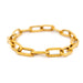 Bracelet Bracelet à maillons fantaisie en or jaune 58 Facettes CECD59C6B2904636935EAAA00FD0259B