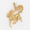 Pendentif Pendentif Cheval Sauvage Vintage Or jaune 58 Facettes G13175